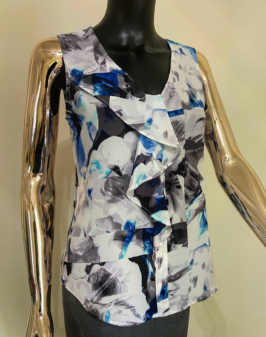 White House Black Market (WHBM) - Women’s Floral Blouse - Size (XS)