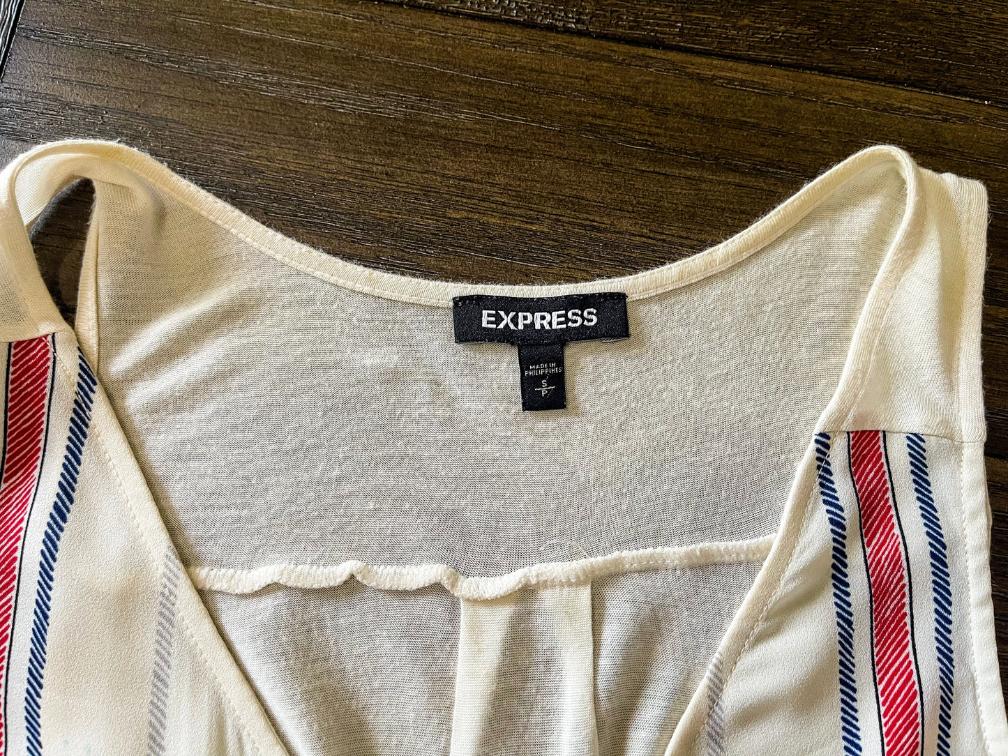 Express Women’s White Sleeveless Blouse - Size (Small - S )