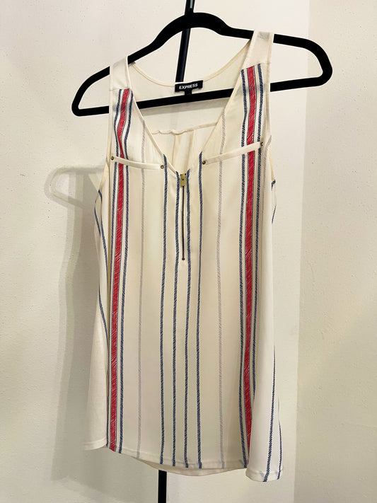 Express Women’s White Sleeveless Blouse - Size (Small - S )