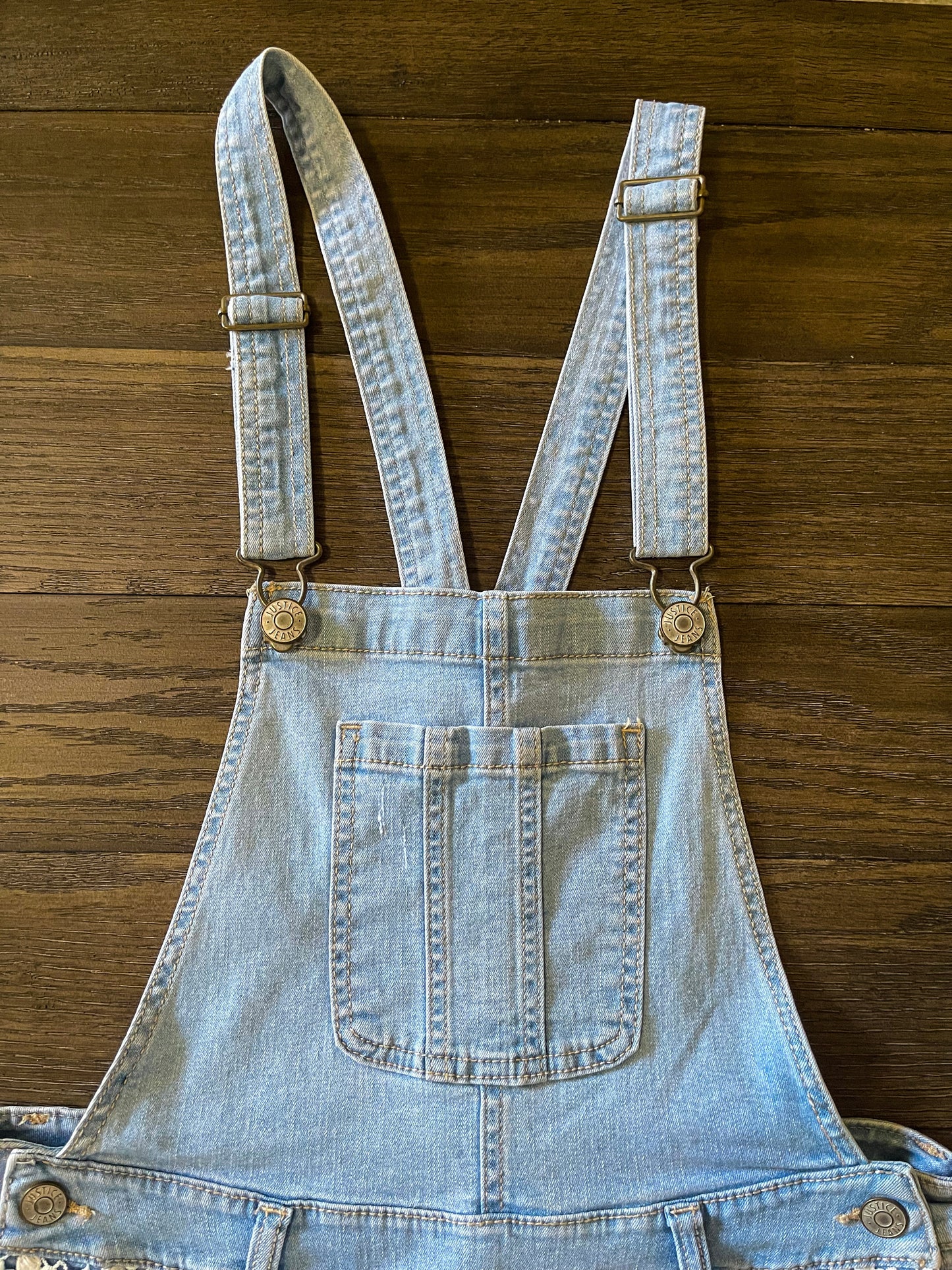 JUSTICE- Women’s Jeans Shortalls - Size (Small)