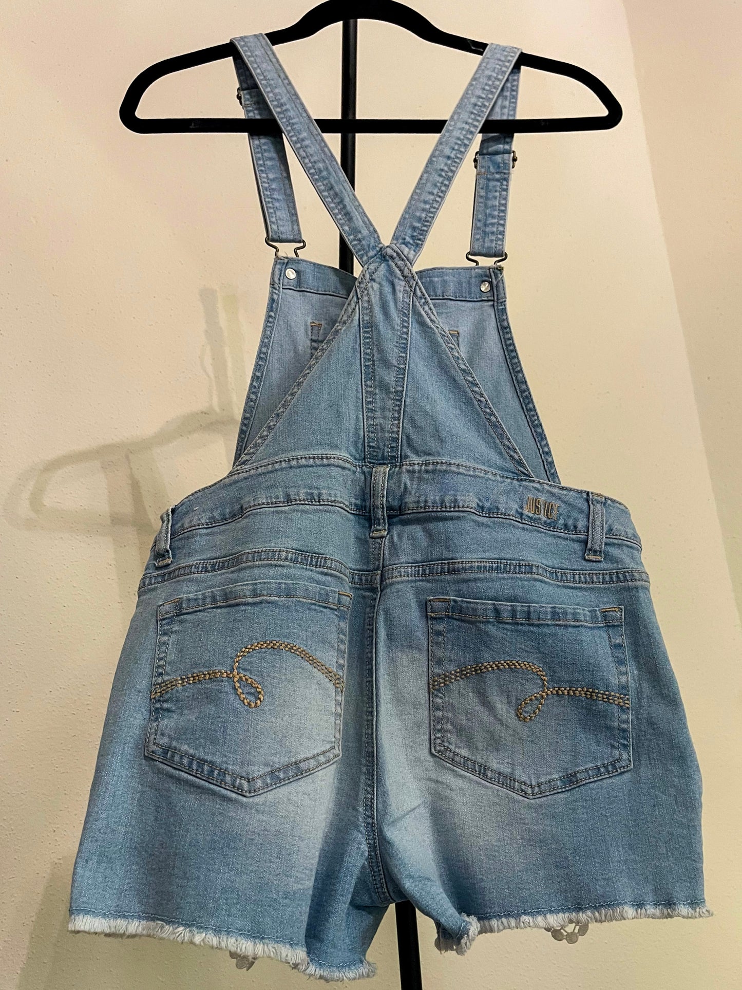 JUSTICE- Women’s Jeans Shortalls - Size (Small)